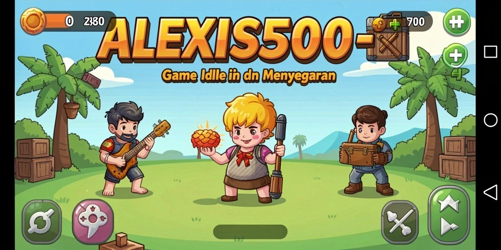 Gameplay ALEXIS500 yang menarik dan menawan dalam dunia Idle.