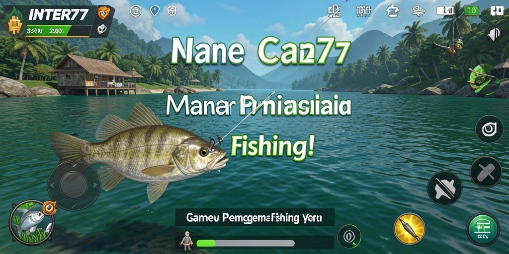 Tampilan gameplay yang menarik saat menangkap ikan di INTER77.