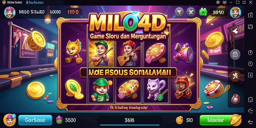 Tampilan gameplay Slot yang mengasyikkan di MILO4D.