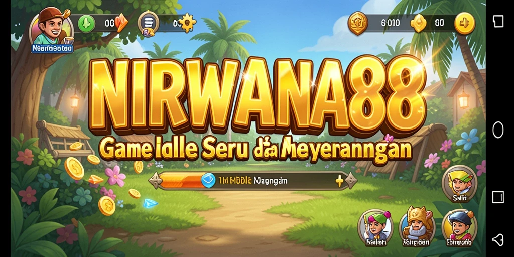 Tangkapan layar gameplay NIRWANA88 menampilkan aksi santai dan strategis.