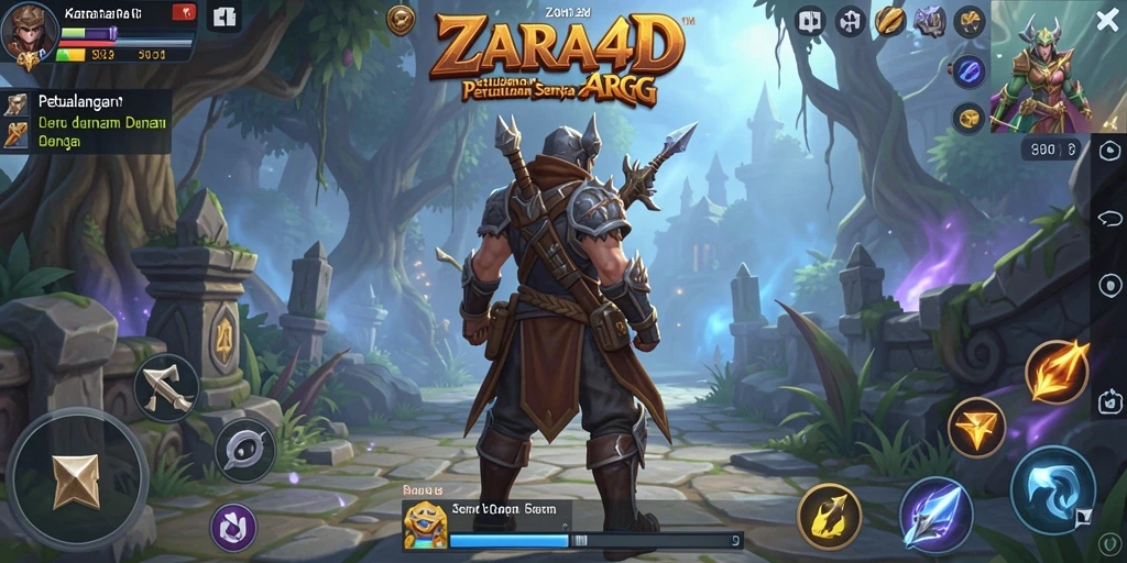 Tampilan gameplay ZARA4D yang mendebarkan dan grafis menawan.